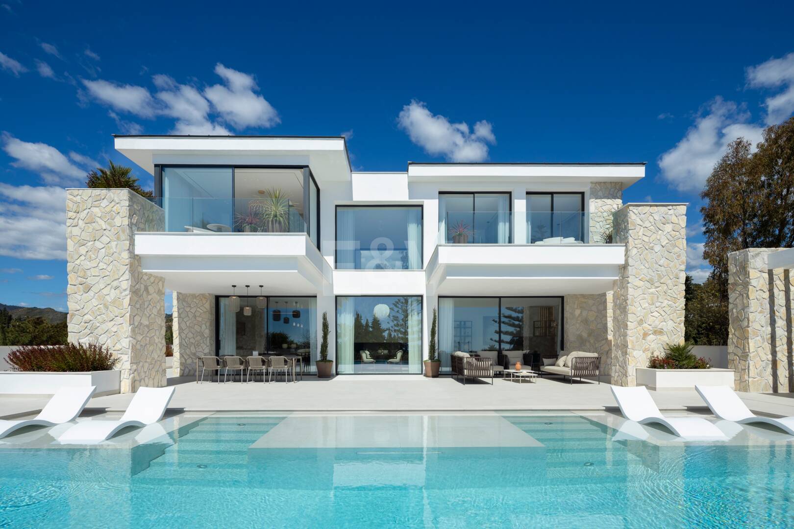 Samtida Elegant Villa med panoramautsikt i La Quinta