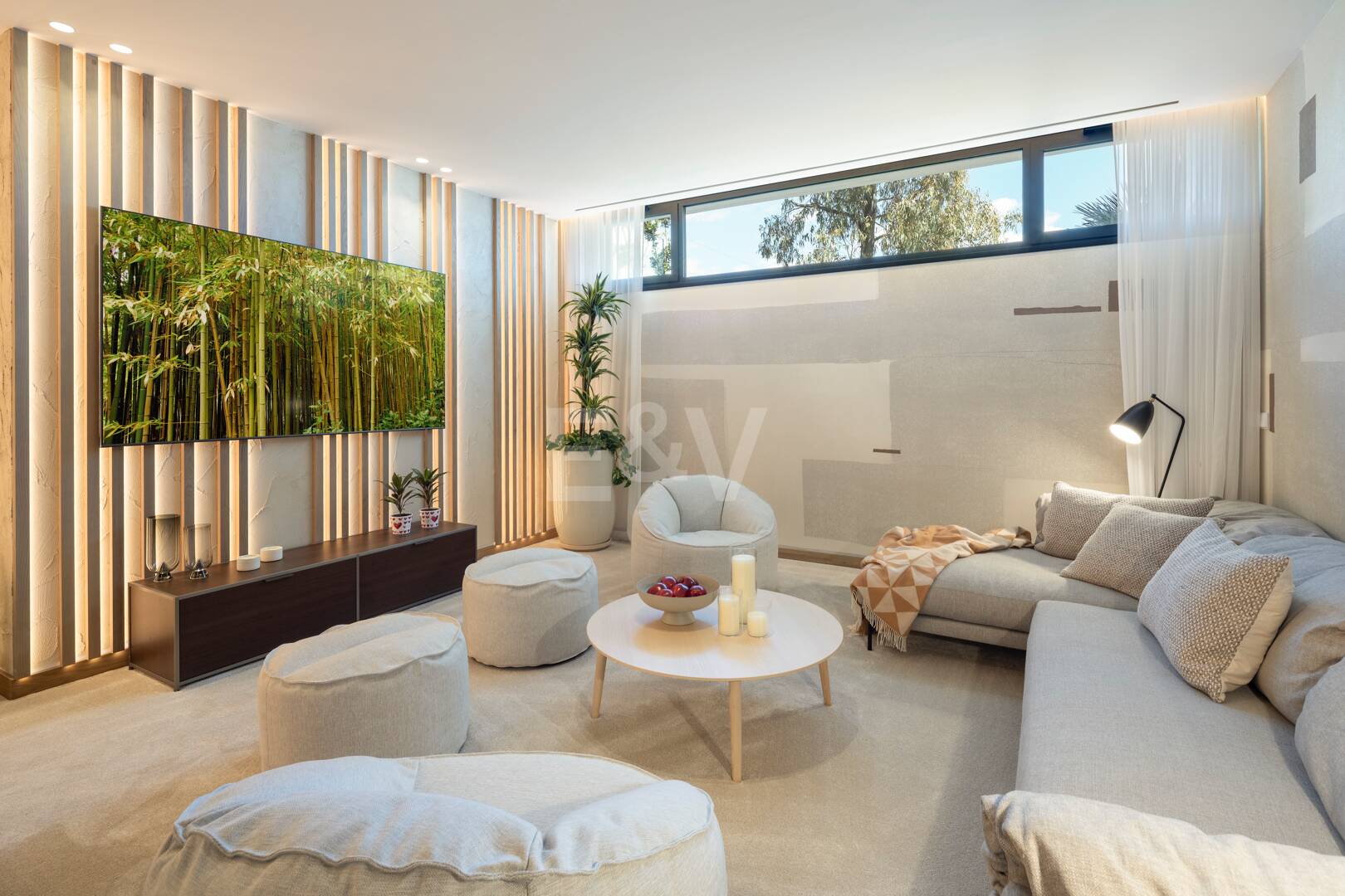 Elegante villa de estilo contemporáneao con vistas panorámicas en La Quinta