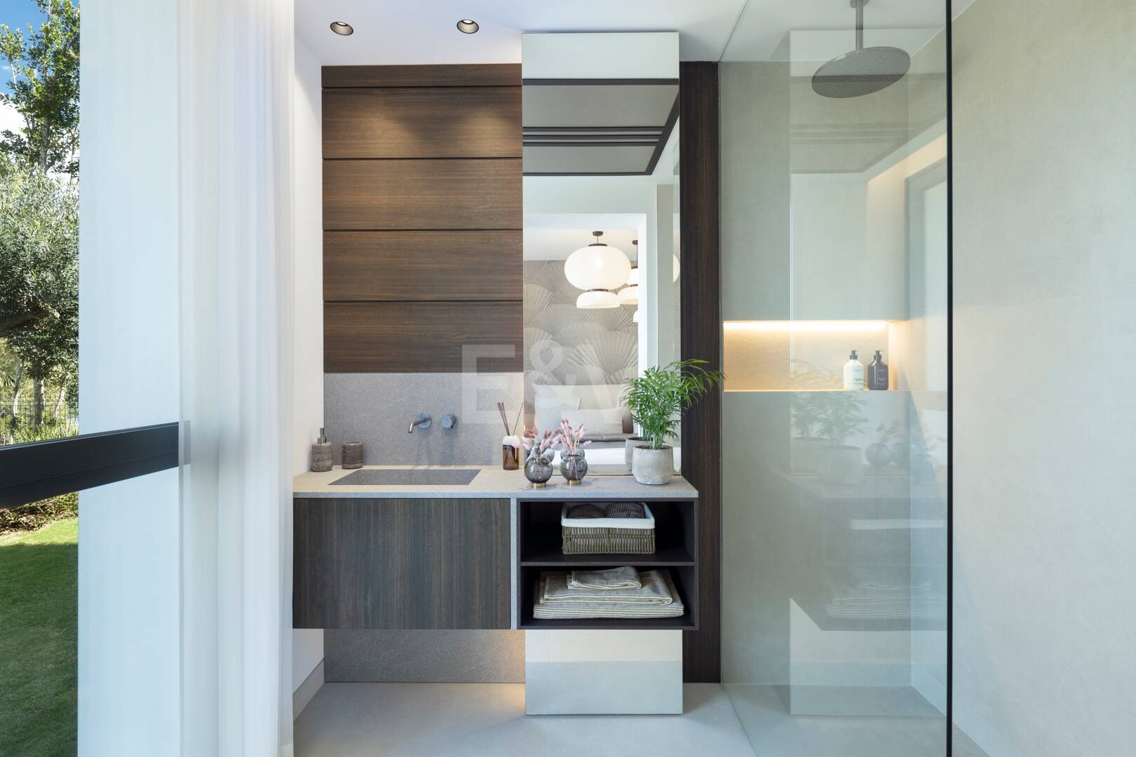 Elegante villa de estilo contemporáneao con vistas panorámicas en La Quinta