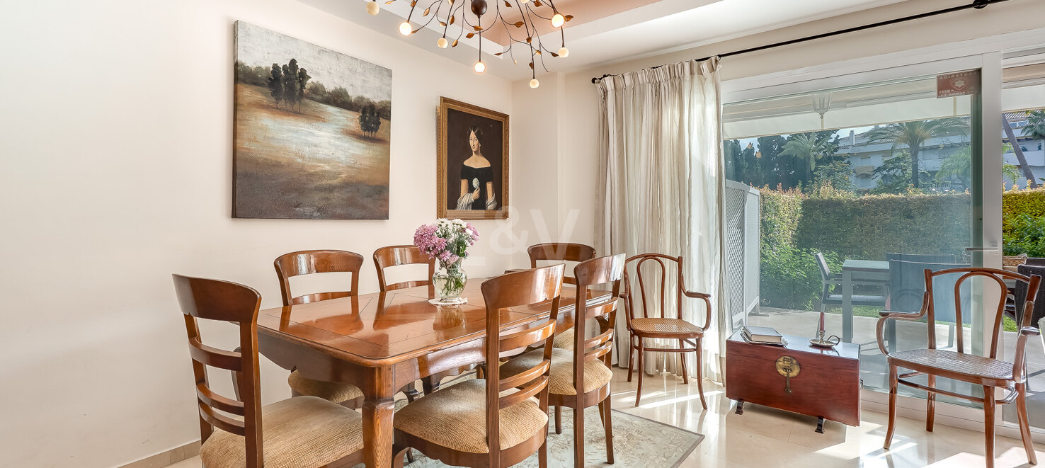 Golden Mile Garden Apartment with Spacious Terrace and Attractive Surroundings