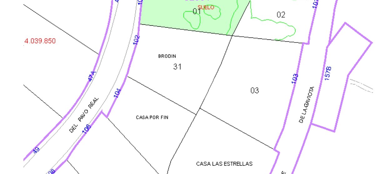 Plot with views in Marbesa, project with building license granted: