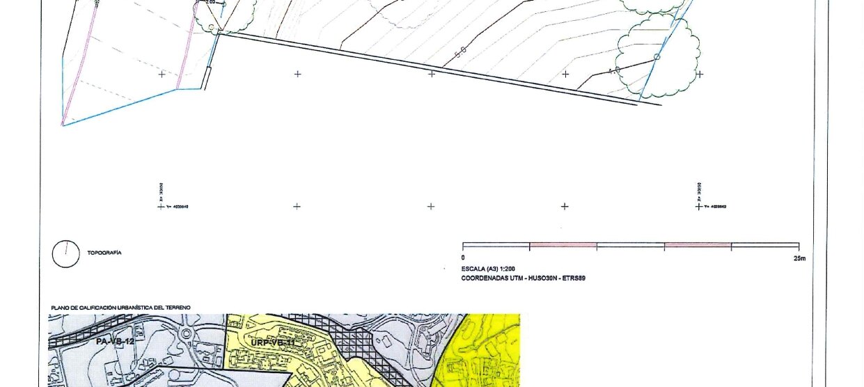 Plot with views in Marbesa, project with building license granted: