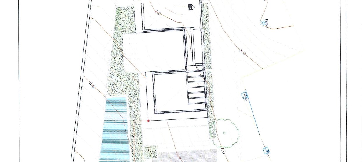 Plot with views in Marbesa, project with building license granted: