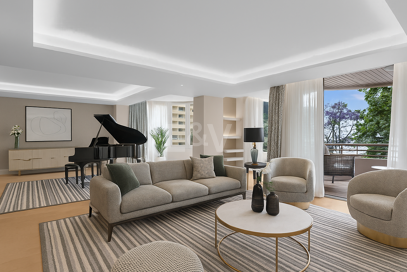 Snygg lägenhet med Rooftop Pool i Marbella Centre