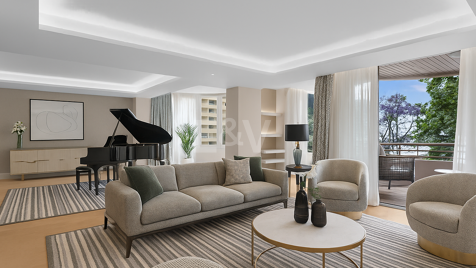 Apartamento estiloso con piscina en la azotea en el centro de Marbella