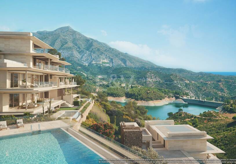 Bottenvåning trädgård lägenhet med privat pool