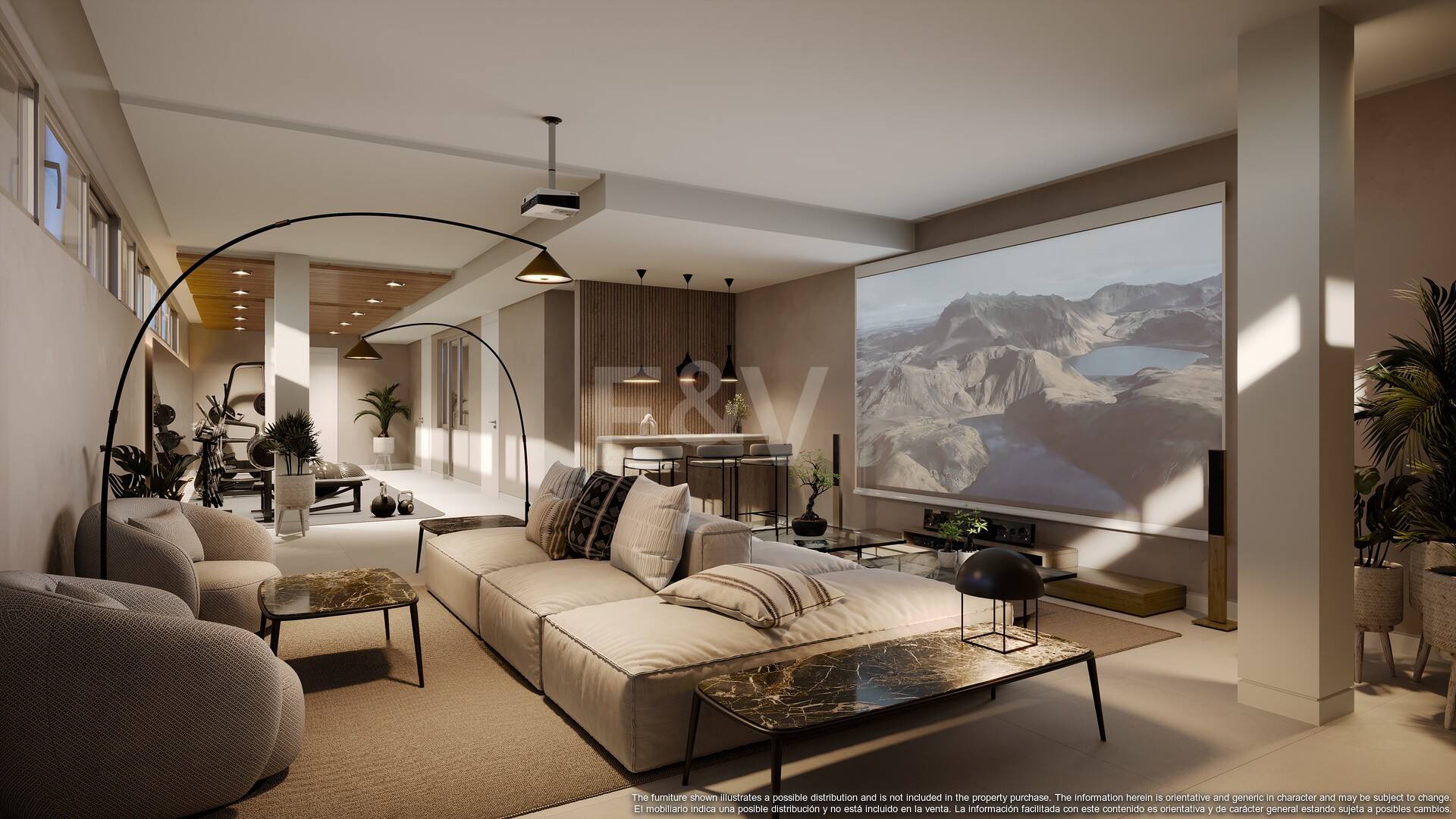 Ground floor garden apartment with Private Pool