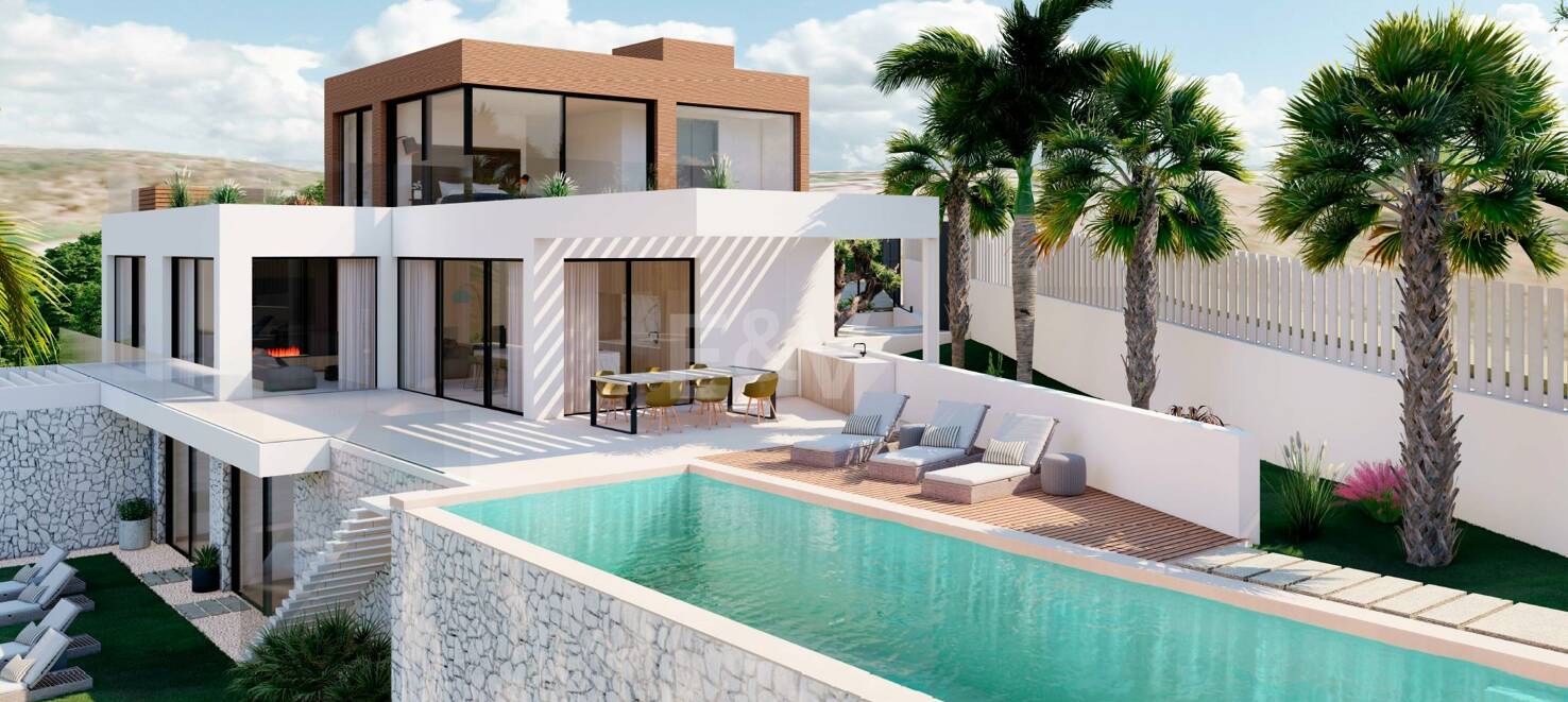 Lyx Turnkey Villa Project med utsikt över havet