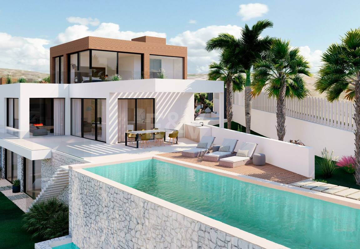 Lyx Turnkey Villa Project med utsikt över havet