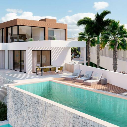 Lyx Turnkey Villa Project med utsikt över havet
