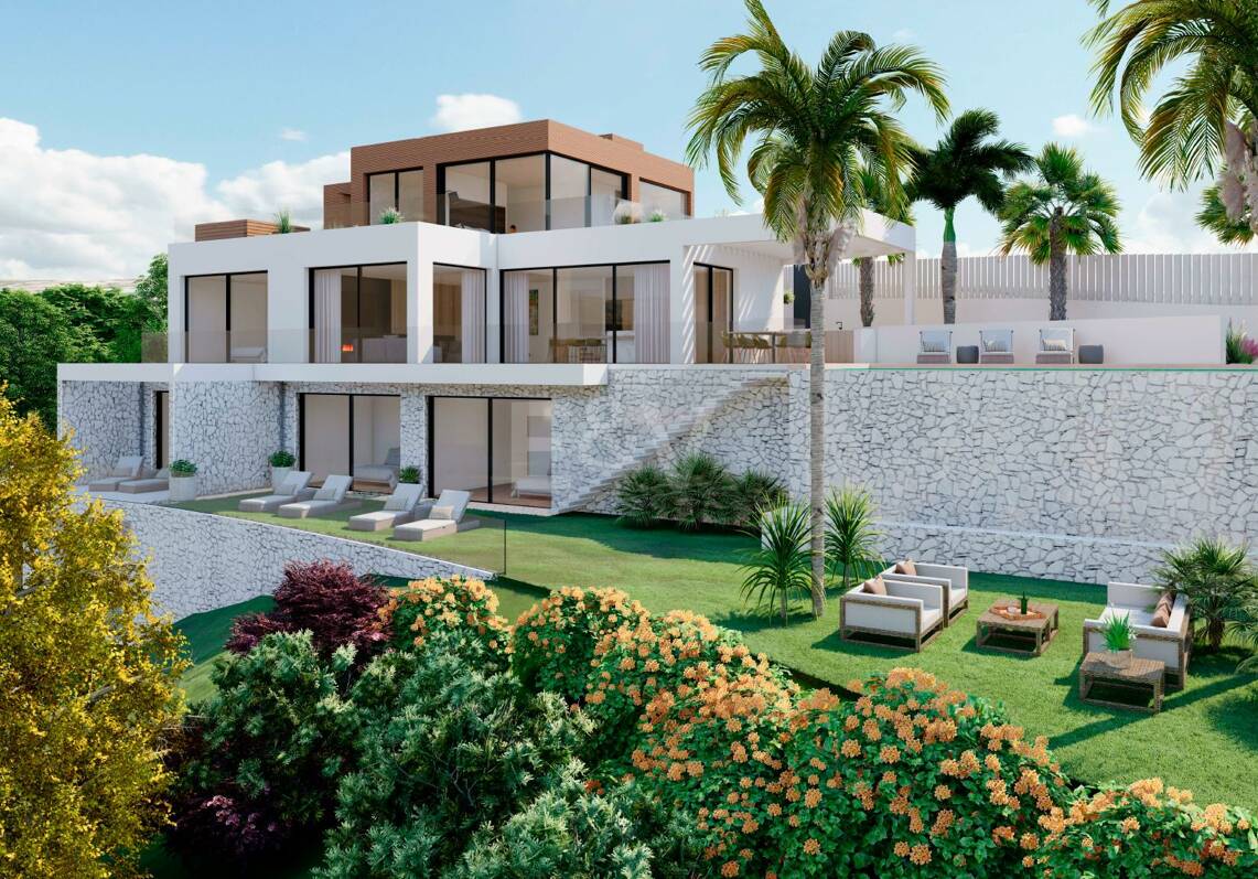 Clé en main de luxe Projet de Villa avec vue sur la mer