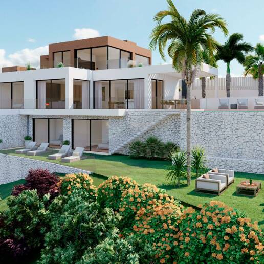 Lyx Turnkey Villa Project med utsikt över havet