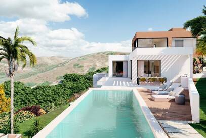 Lyx Turnkey Villa Project med utsikt över havet