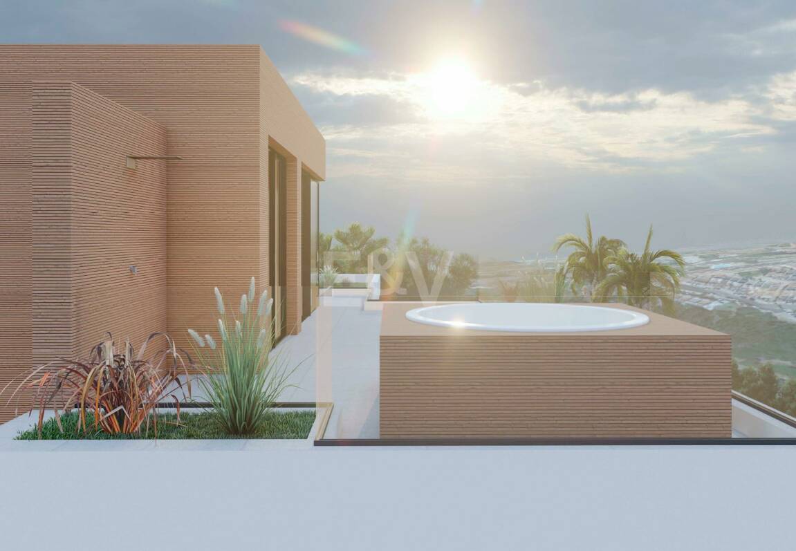 Lyx Turnkey Villa Project med utsikt över havet