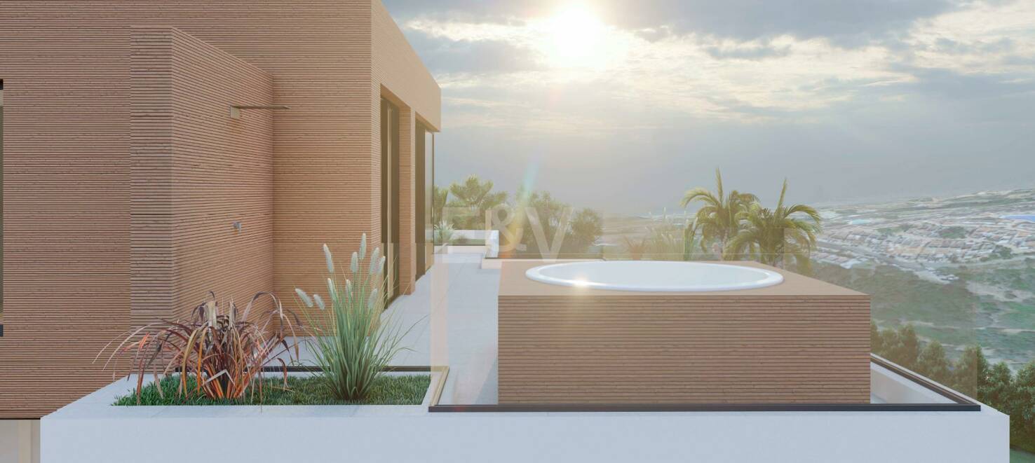 Lyx Turnkey Villa Project med utsikt över havet