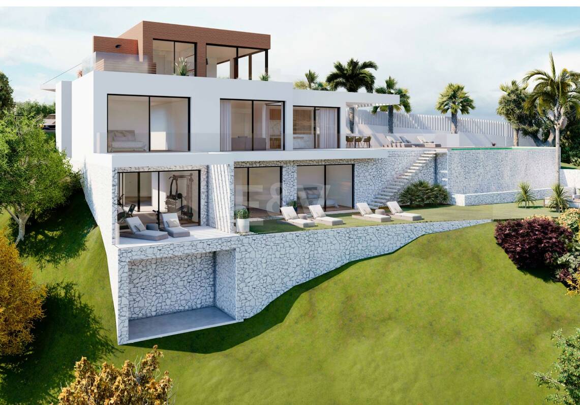 Clé en main de luxe Projet de Villa avec vue sur la mer