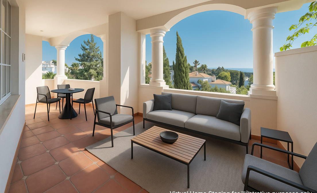 Apartment with beautiful views and walking distance to the beach