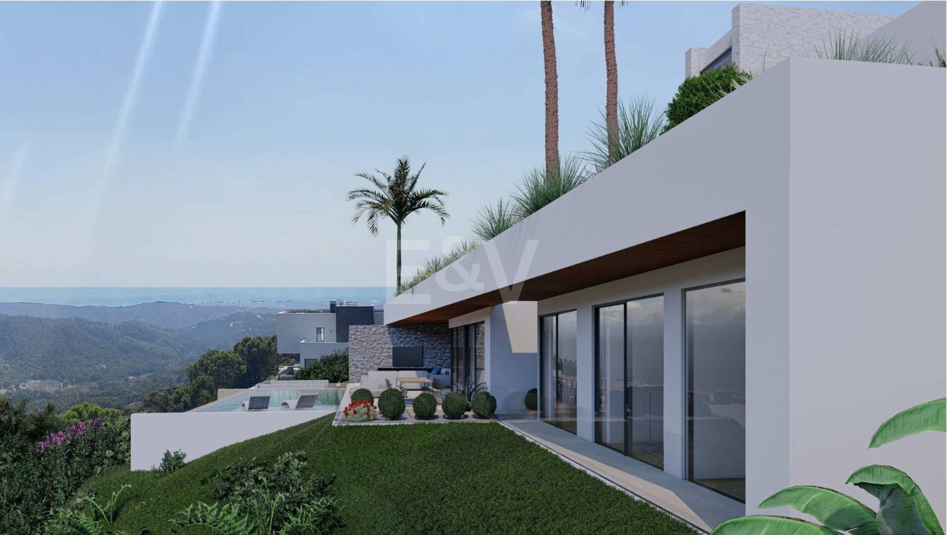 Villa de diseño moderno en Montemayor