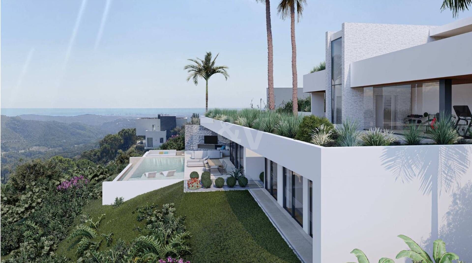 Villa de diseño moderno en Montemayor