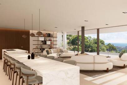 Elegant Villa i Monte borgmästare med panoramautsikt