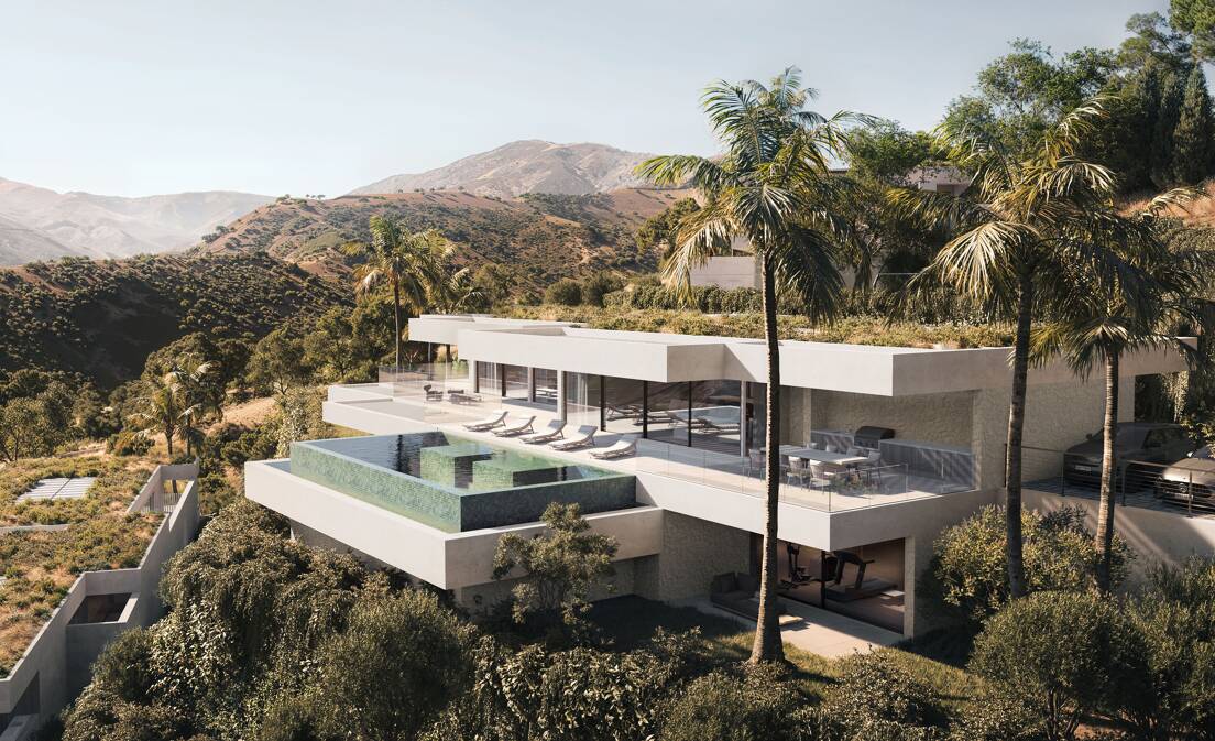 Elegant Villa i Monte borgmästare med panoramautsikt