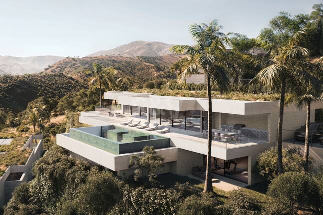 Elegant Villa i Monte borgmästare med panoramautsikt