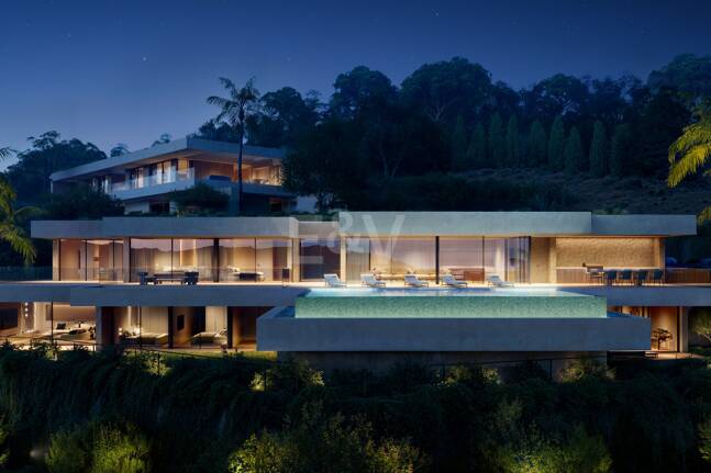 Elegant Villa i Monte borgmästare med panoramautsikt