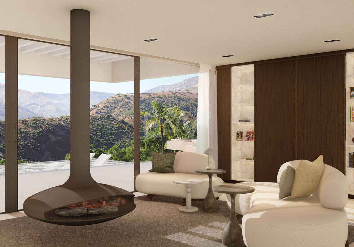 Elegante Villa in Monte Mayor mit Panoramablick