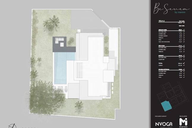 Beachside Villas i San Pedro med privat pool & Smarta hemfunktioner