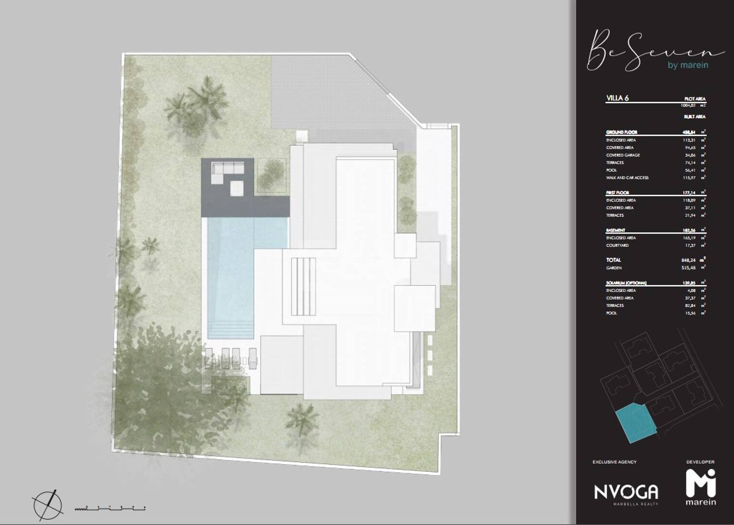 Beachside Villas i San Pedro med privat pool & Smarta hemfunktioner