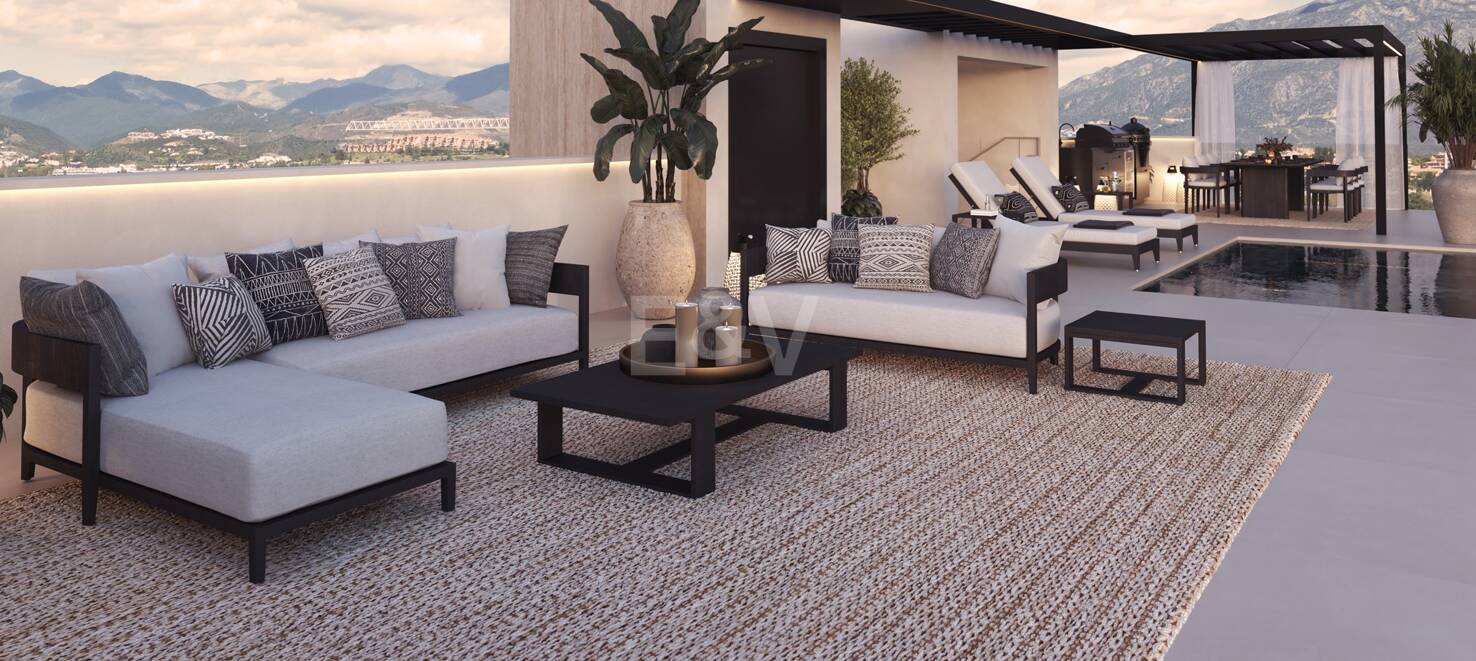 Beachside Villas i San Pedro med privat pool & Smarta hemfunktioner