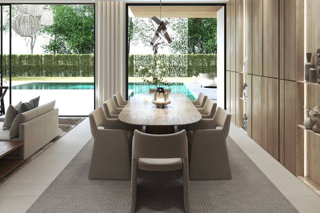 Beachside Villas i San Pedro med privat pool & Smarta hemfunktioner