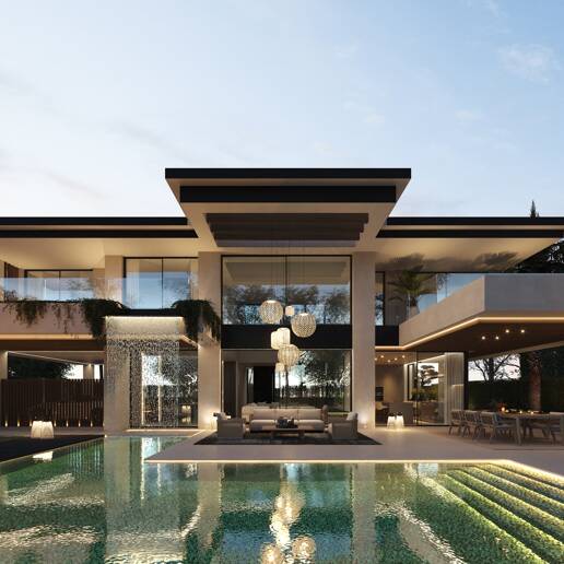 Beachside Villas i San Pedro med privat pool & Smarta hemfunktioner