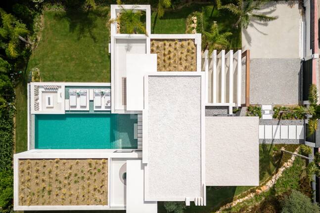 Samtida lyx Villa i Nueva Andalucía