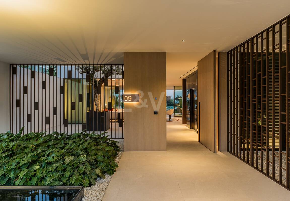 Exklusiva samtida villor på Marbellas gyllene mil