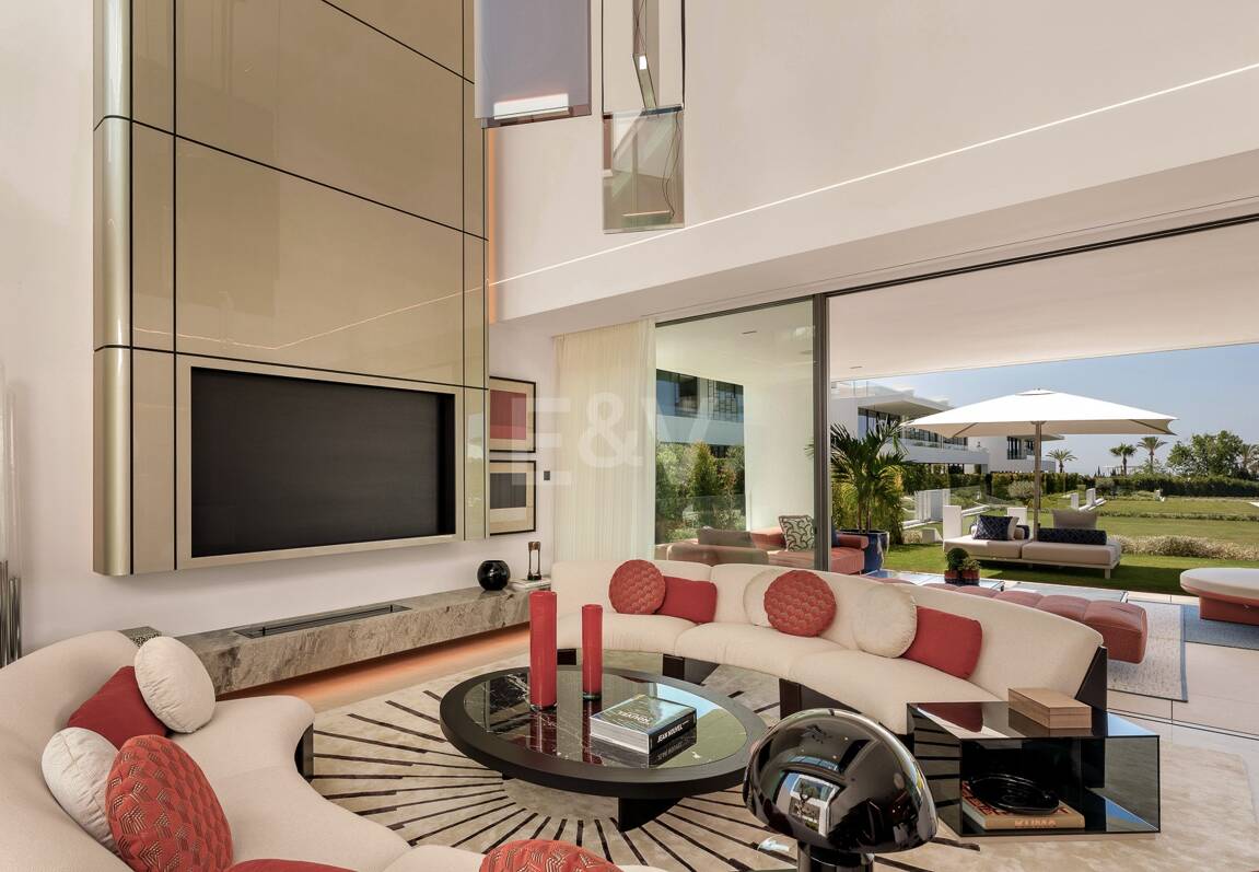 Exklusiva samtida villor på Marbellas gyllene mil