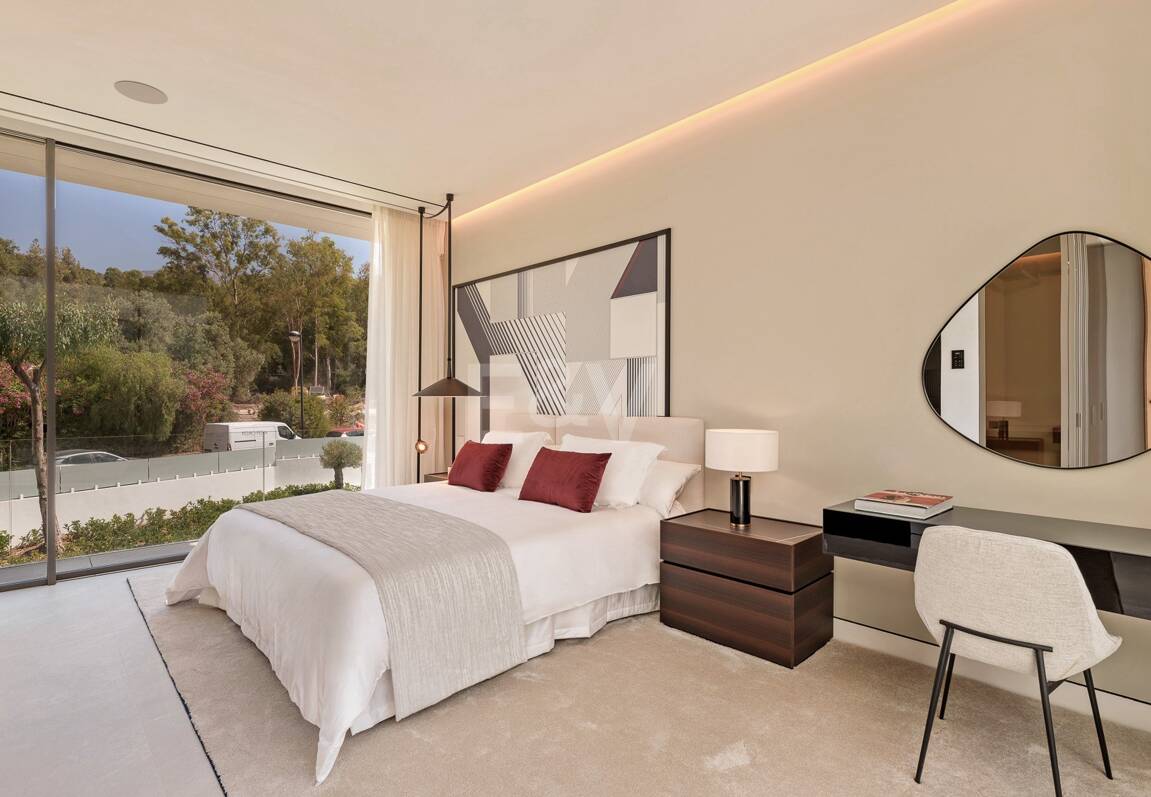 Exklusiva samtida villor på Marbellas gyllene mil