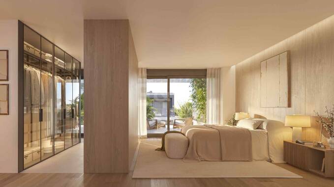 Contemporary Garden Apartment z Premium Finishes