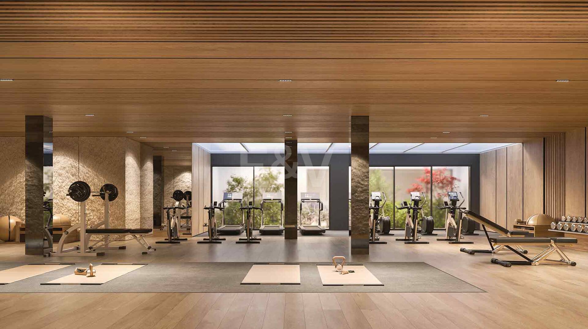 Samtida Garden Lägenhet med Premium Finishes