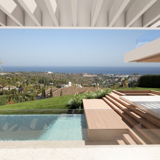 Contemporary Villa Project with Panoramic Sea Views in Los Flamingos Golf