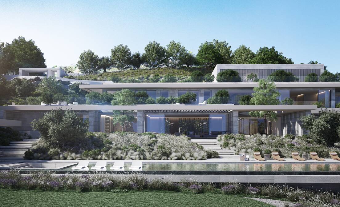 Ekskluzywny plac budowlany z projektem w La Zagaleta