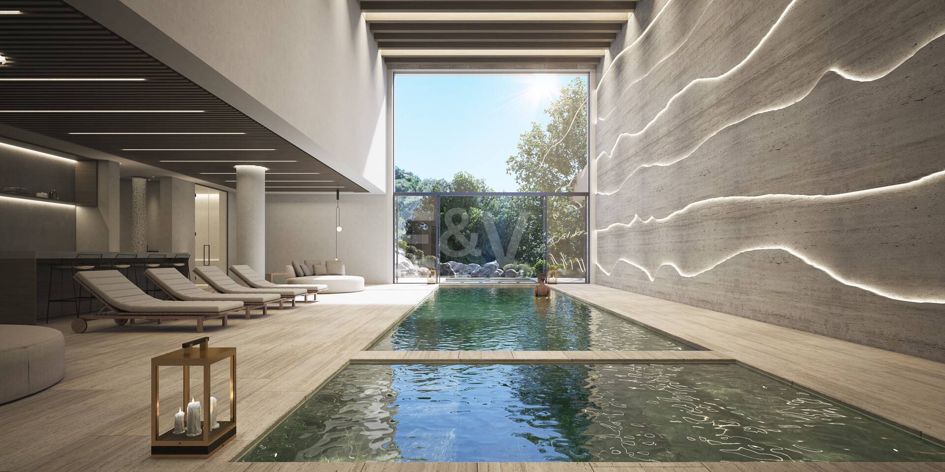 Ekskluzywny plac budowlany z projektem w La Zagaleta