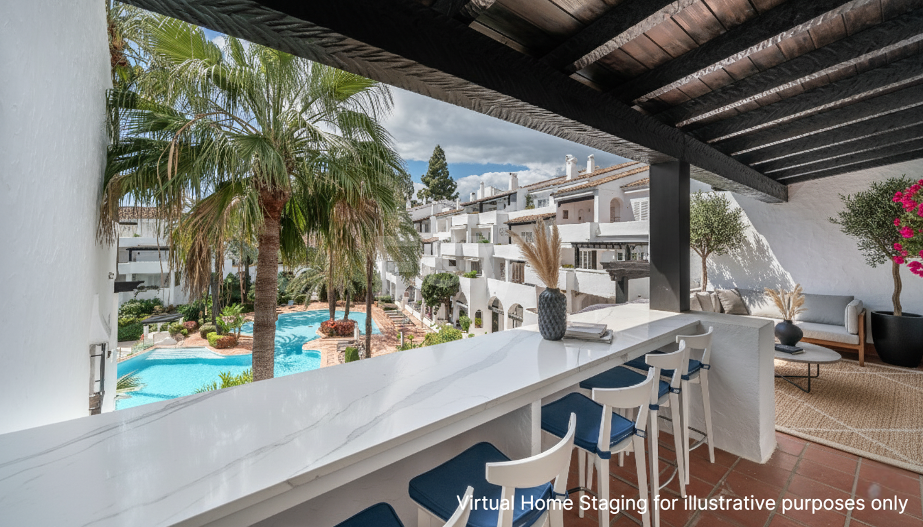 Exclusivo ático en Puente Romano Beach Resort con gran potencial de inversión