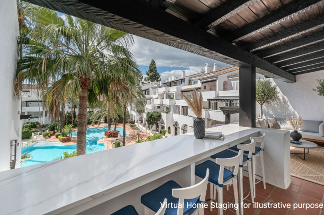 Exclusivo ático en Puente Romano Beach Resort con gran potencial de inversión