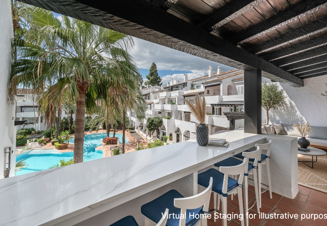 Exclusivo ático en Puente Romano Beach Resort con gran potencial de inversión