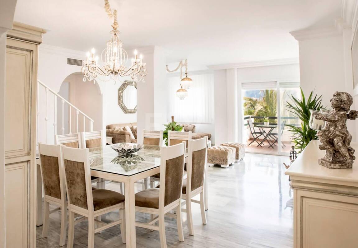 Duplex Penthouse Front Line Golf in Guadalmina Baja Available for Long Term