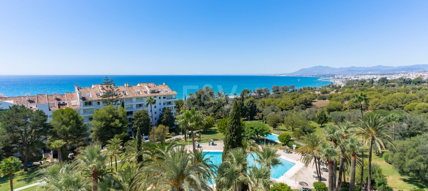 Modernes Apartment mit Meerblick und Gehdistanz zu Marbella