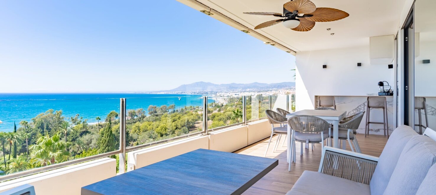 Modernes Apartment mit Meerblick und Gehdistanz zu Marbella