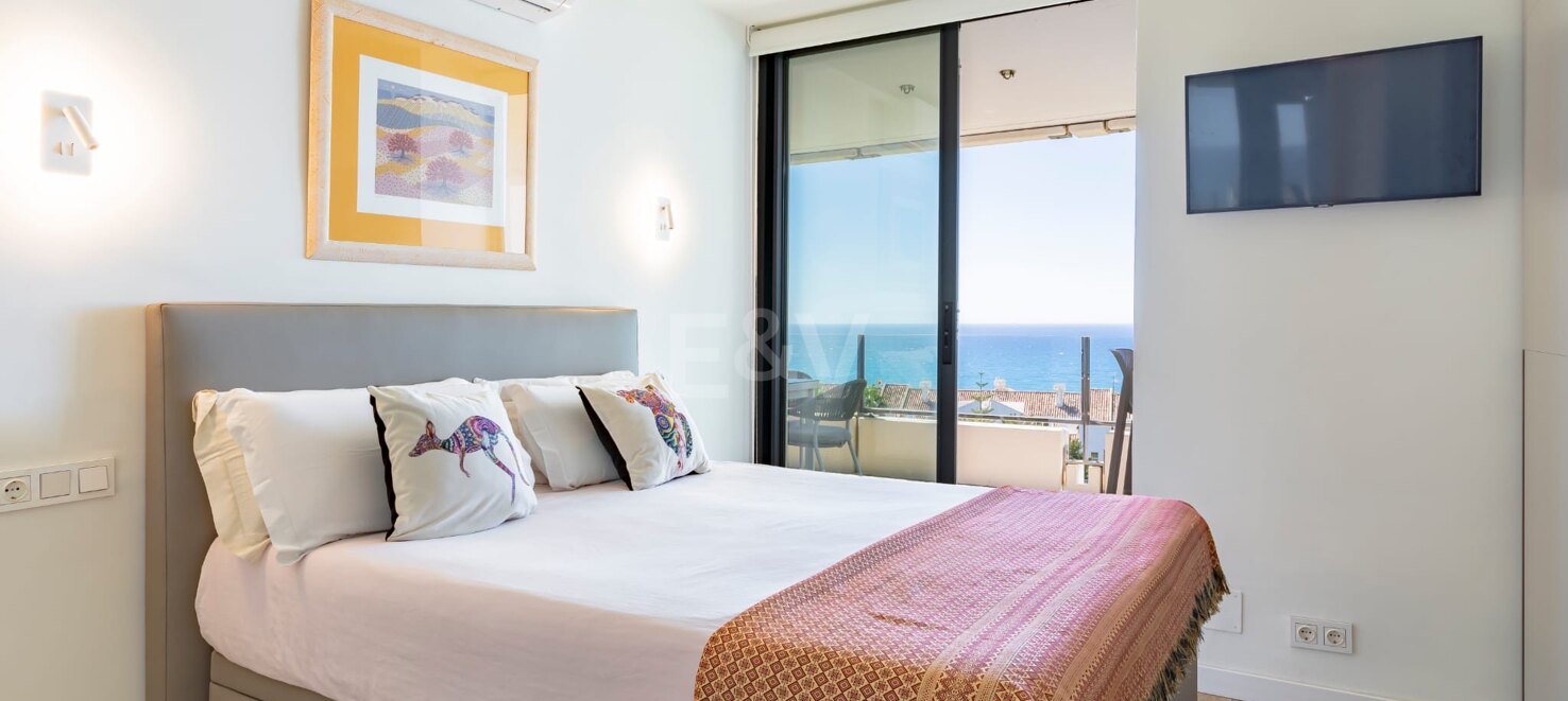 Modernes Apartment mit Meerblick und Gehdistanz zu Marbella