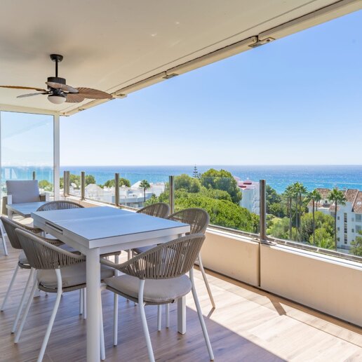 Modernes Apartment mit Meerblick und Gehdistanz zu Marbella